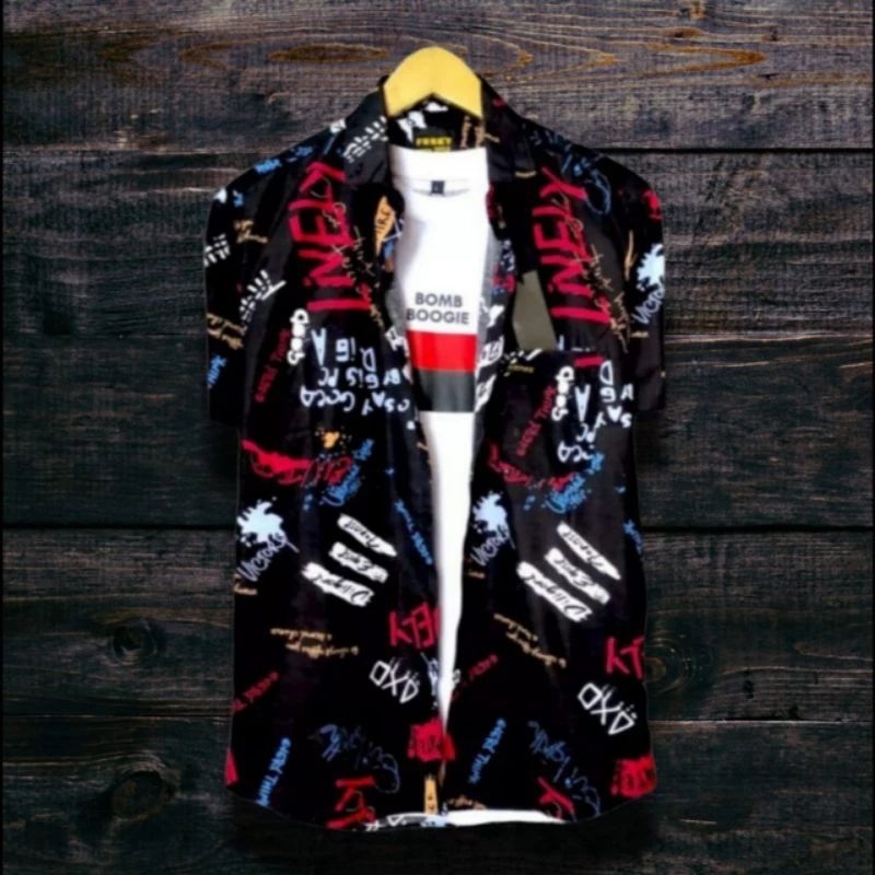 BISA PILIH MOTIF ) Kemeja motif pria kemeja surfing pria kemeja hawai