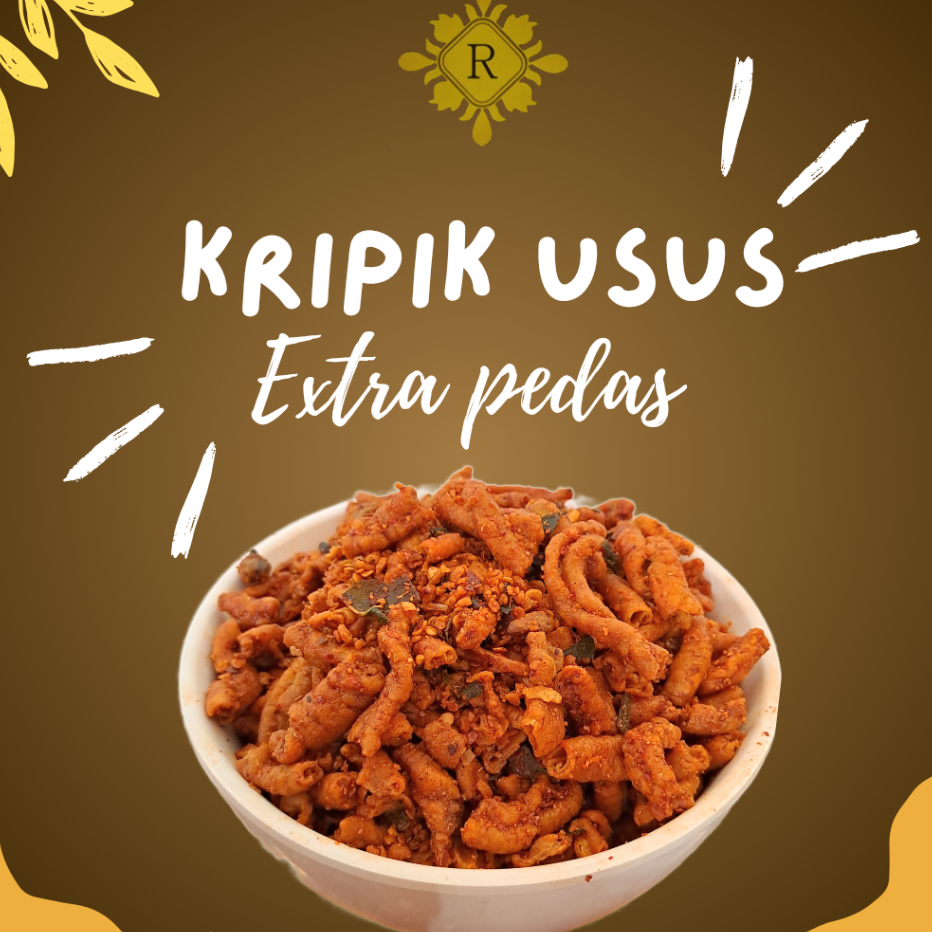 

Ready kripik usus pedas daun jeruk 100gr Ready