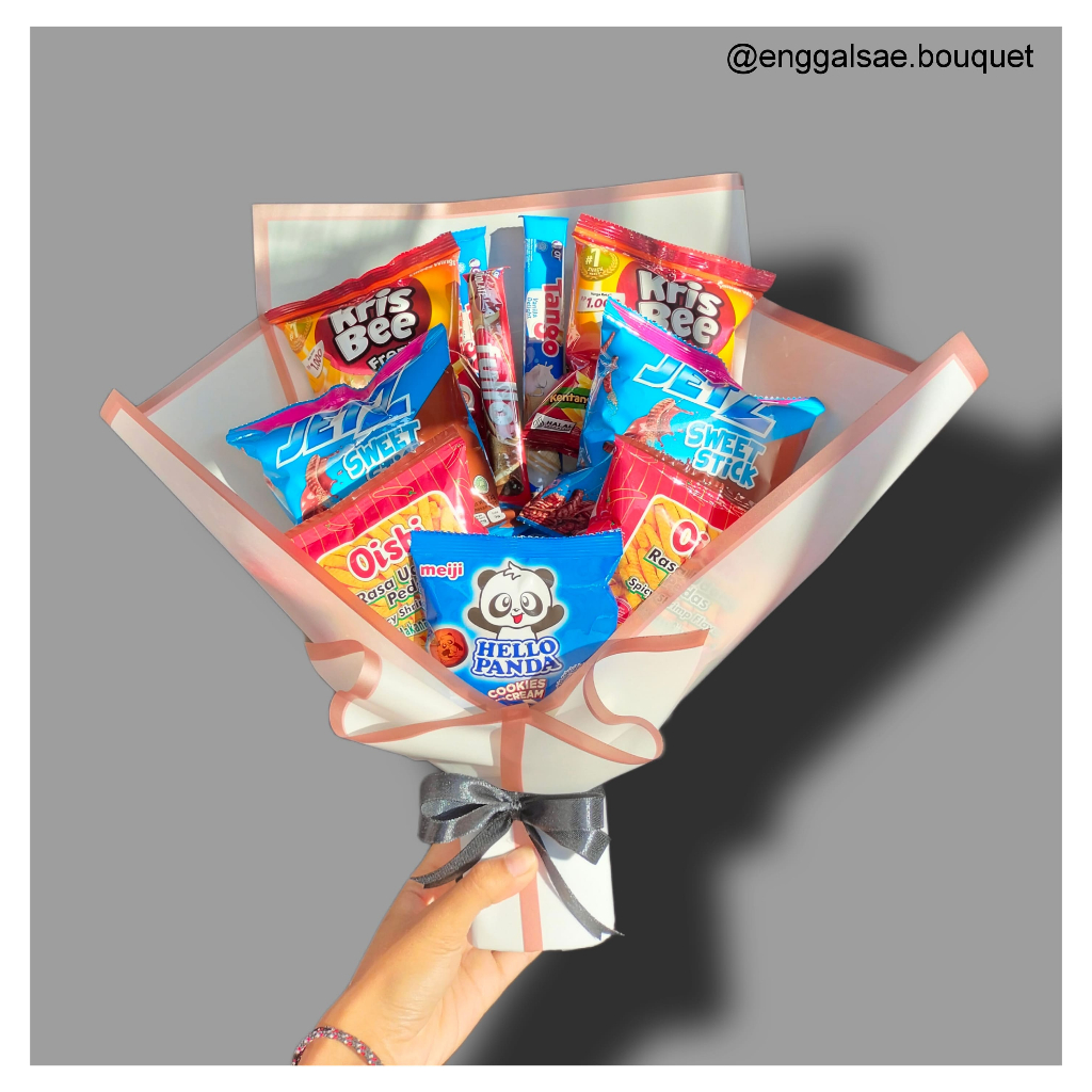 

[TERMURAH] Custom Snack bouquet || Snack bucket || Snack buket Series C