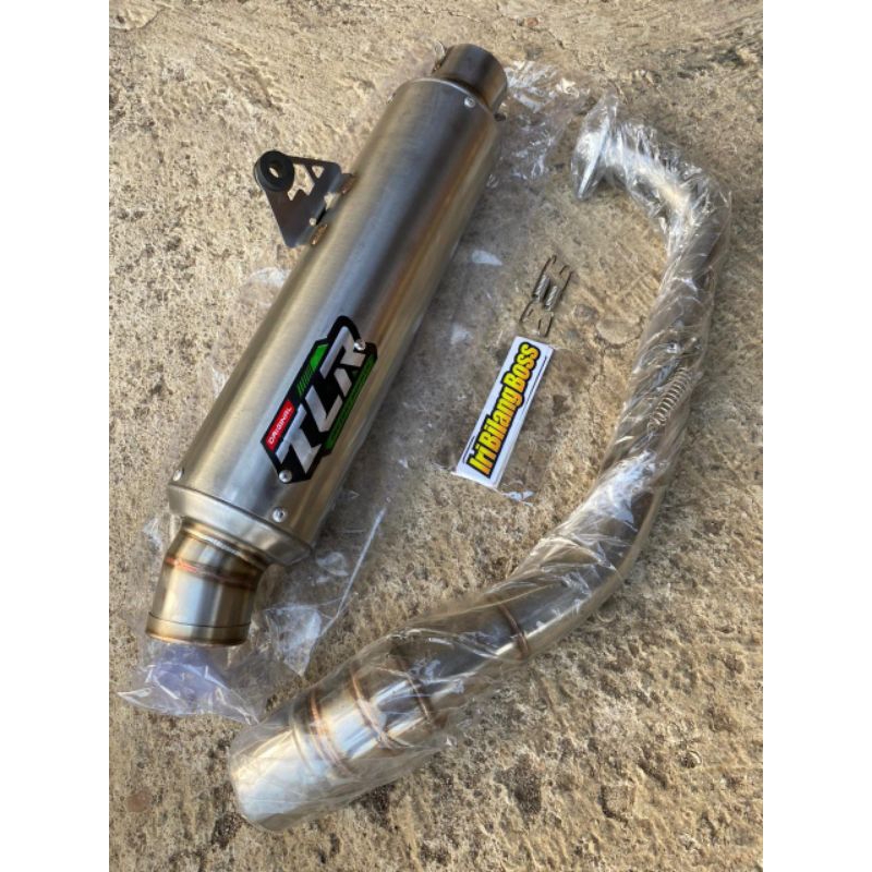 Knalpot N-Max Old TLR original factory muffler bas adem spek harian touring free stiker