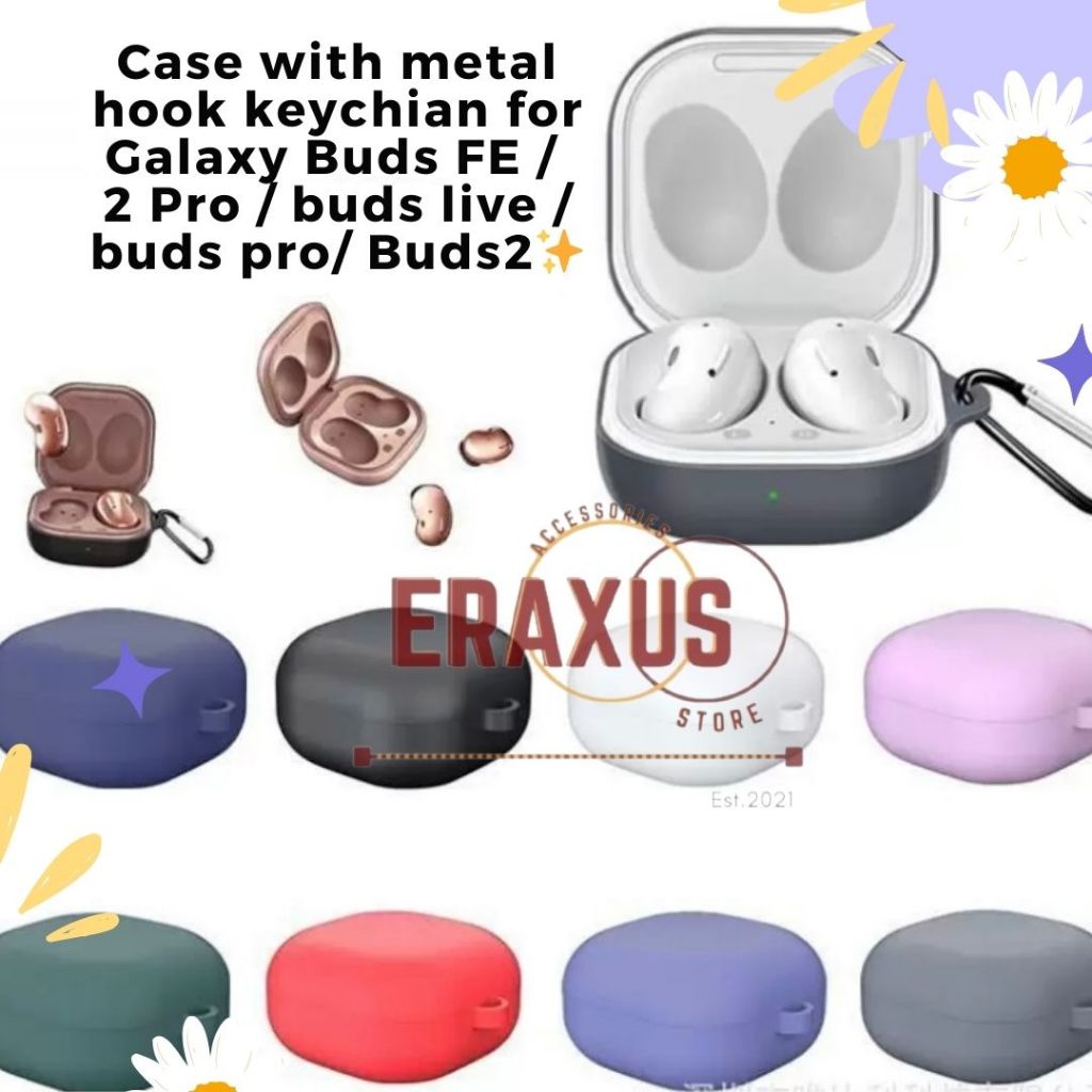 Eraxus Soft Case Pelindung Samsung Galaxy Buds Core / FE / Buds 2 / Buds Live / Buds Pro / Buds 2 Pr