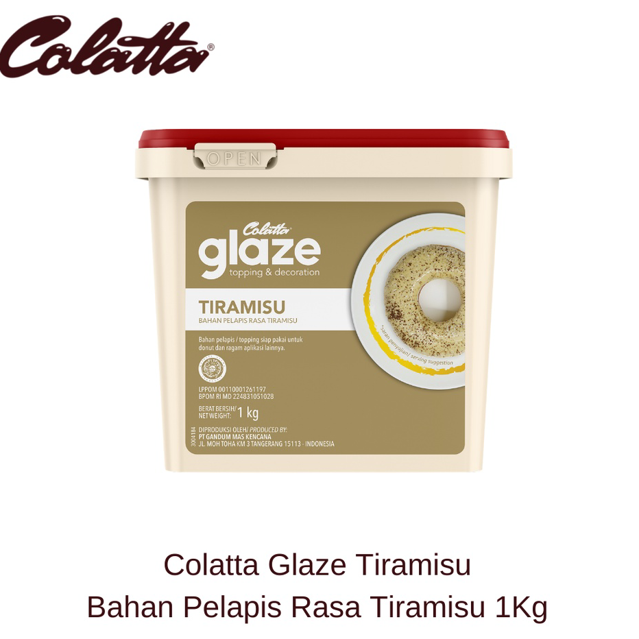 

Super Promo Colatta Glaze Tiramisu - Bahan Pelapis Rasa Tiramisu 1Kg