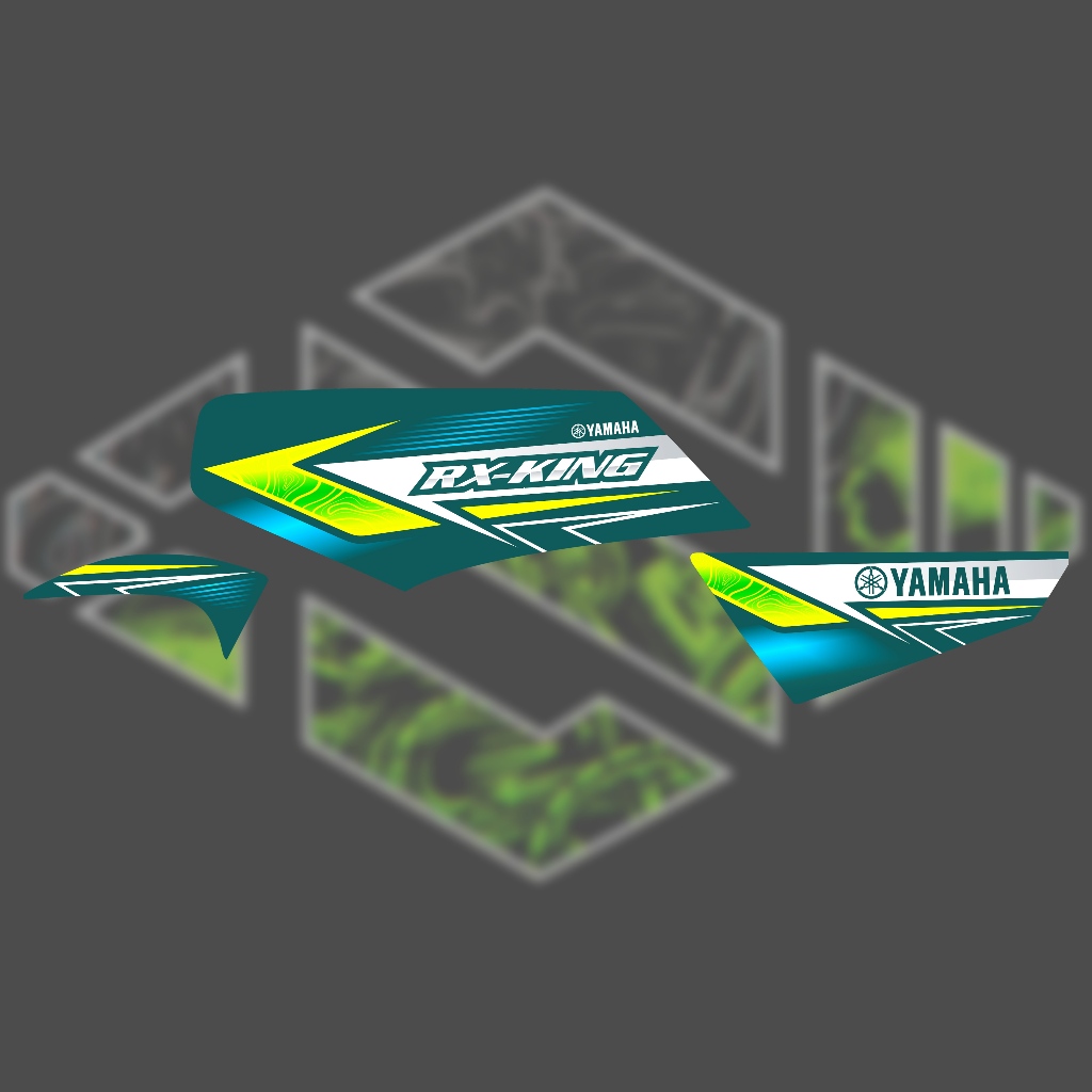Sticker Striping Yamaha RX King Variasi / Stiker Variasi RX King / Striping Variasi RX King
