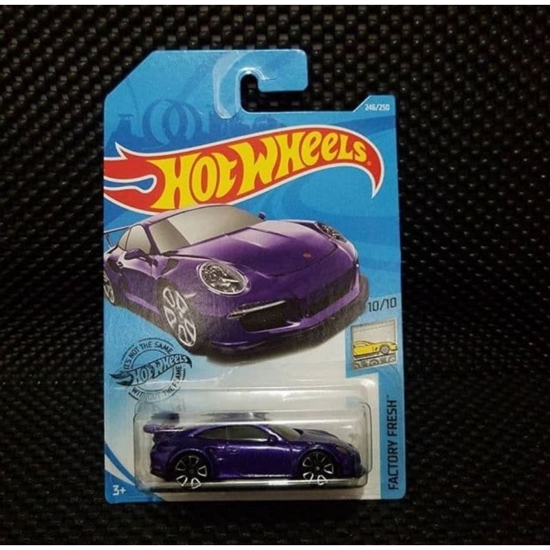 hot wheels Porsche 911 gt3 rs ungu purple factory fresh