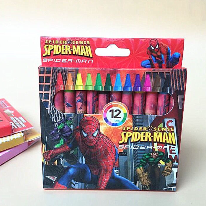 

Bestseller crayon mini spidermen krayon menggambar alat mewarnai anak-anak