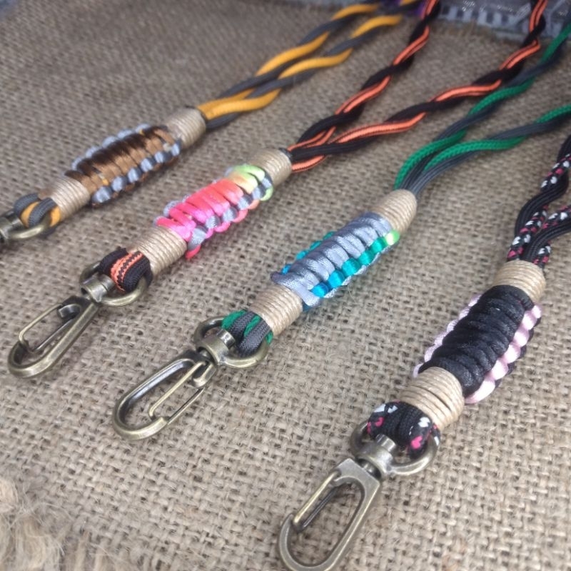 Kalung Gantungan Kunci Motor Tali Panjang bronze