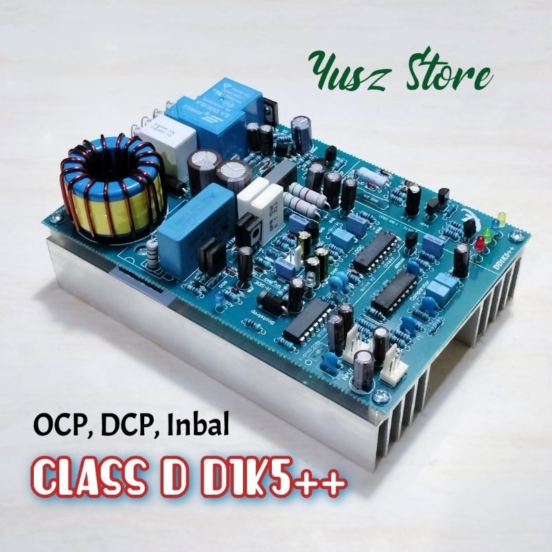 Kit Class D D1k5 ++ Power Amplifier 1500w