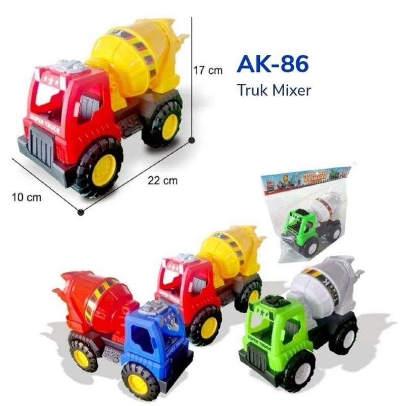 Mainan Anak Truk Molen Mini / Mainan Truk Mixer Mini