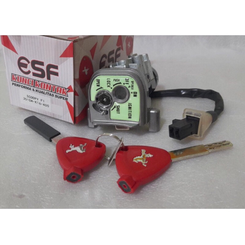 KUNCI KONTAK SCOOPY FI ANTI MALING KONTAK SCOOPY FI ESF ANTI MALING SET KUNCI JOK