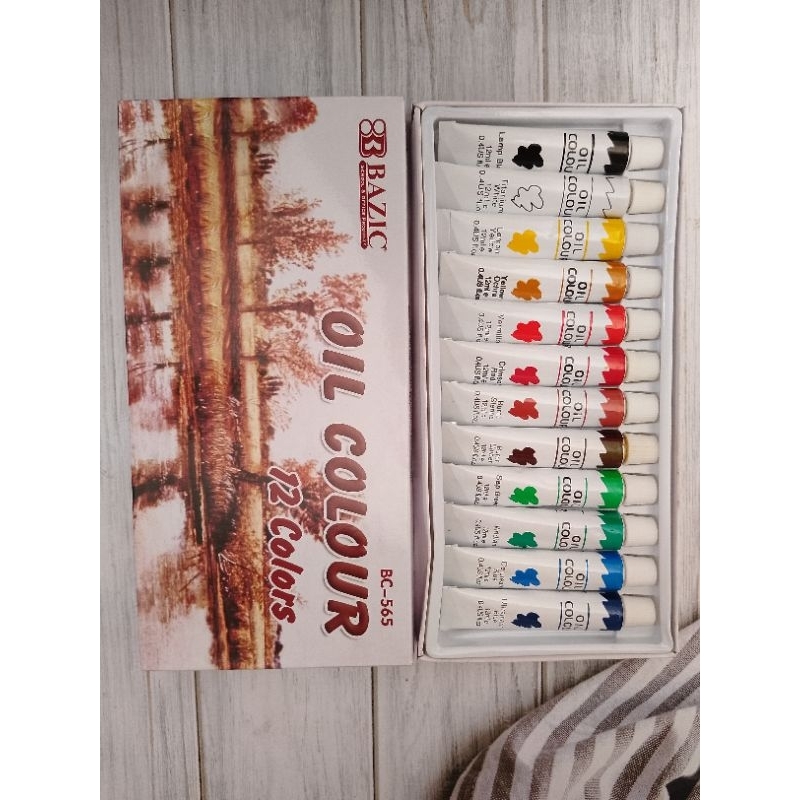 

CAT MINYAK BAZIC BC-565 12 WARNA