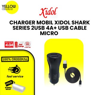 CHARGER TC MOBIL IDOL SHARK SERIES 2USB 4A CHARGER MOBIL OUTPUT FAST CHARGING