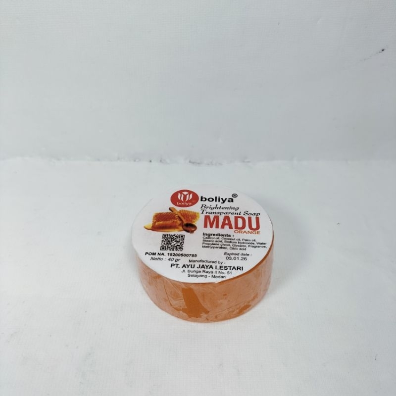 (6 pcs ) SABUN MADU BOLIYA ORANGE 40g