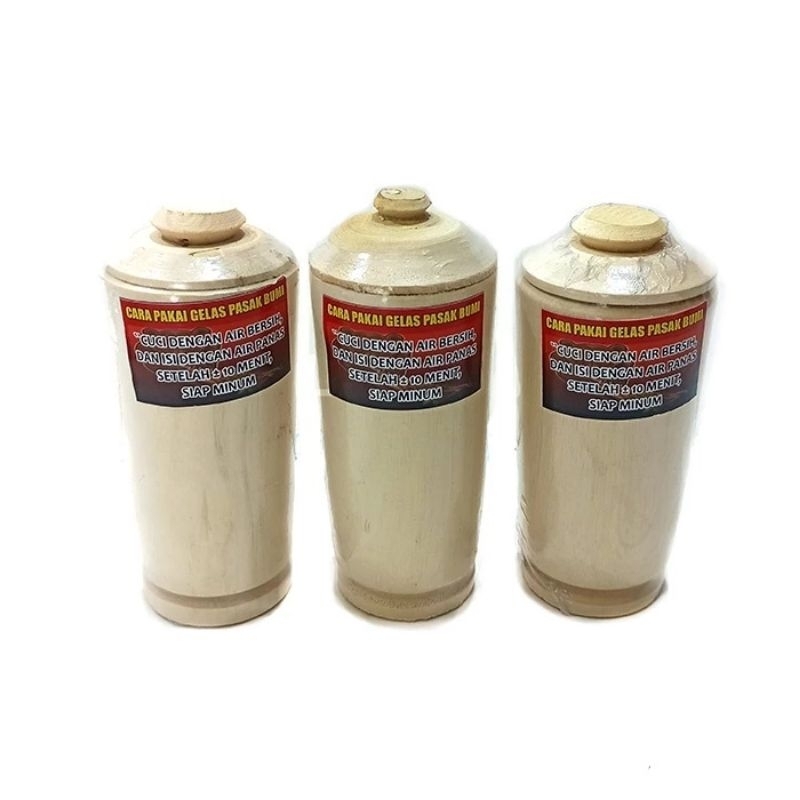 herbal gelas kayu pasak-bumi asli kalimantan