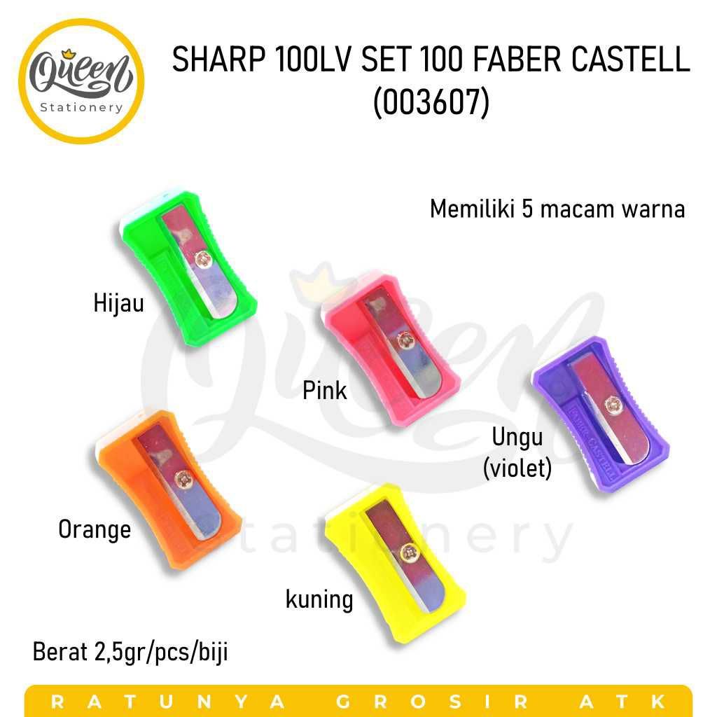 

1 PCS SHARP 100LV SET 100 FABER CASTELL (003607) / RAUTAN MURAH / ASAHAN FABER CASTELL