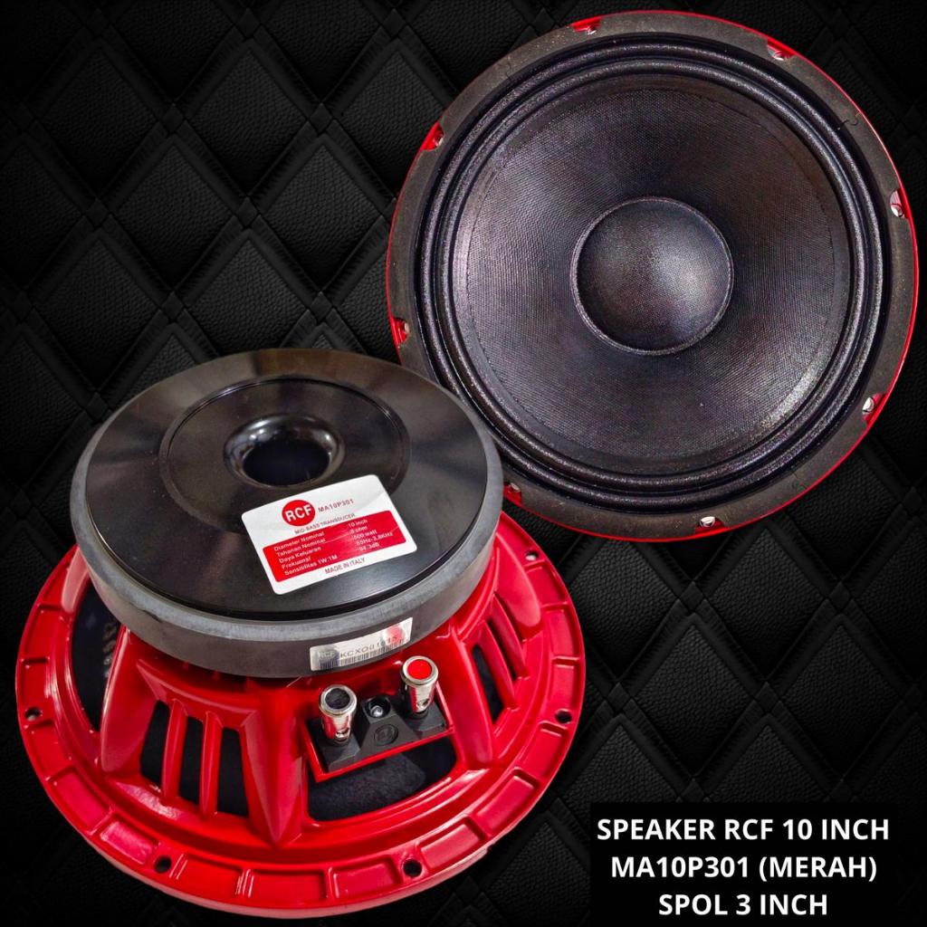 Speaker RCF 10 Inch MA10P301 / Komponen 10" MA 10P301 Red Merah