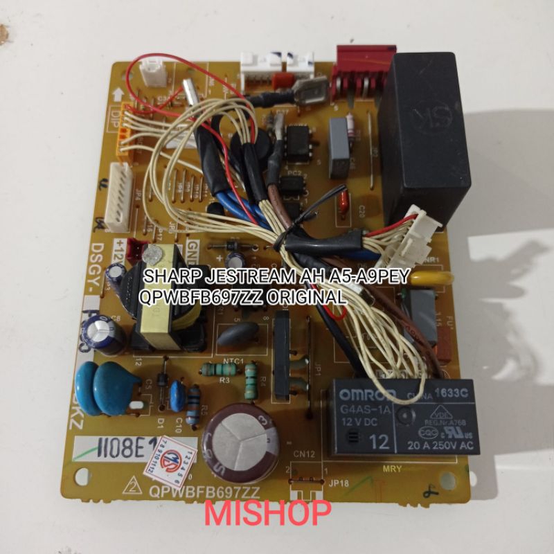 MODUL PCB AC SHARP JESTREAM PEY QPWBFB697ZZ ORIGINAL