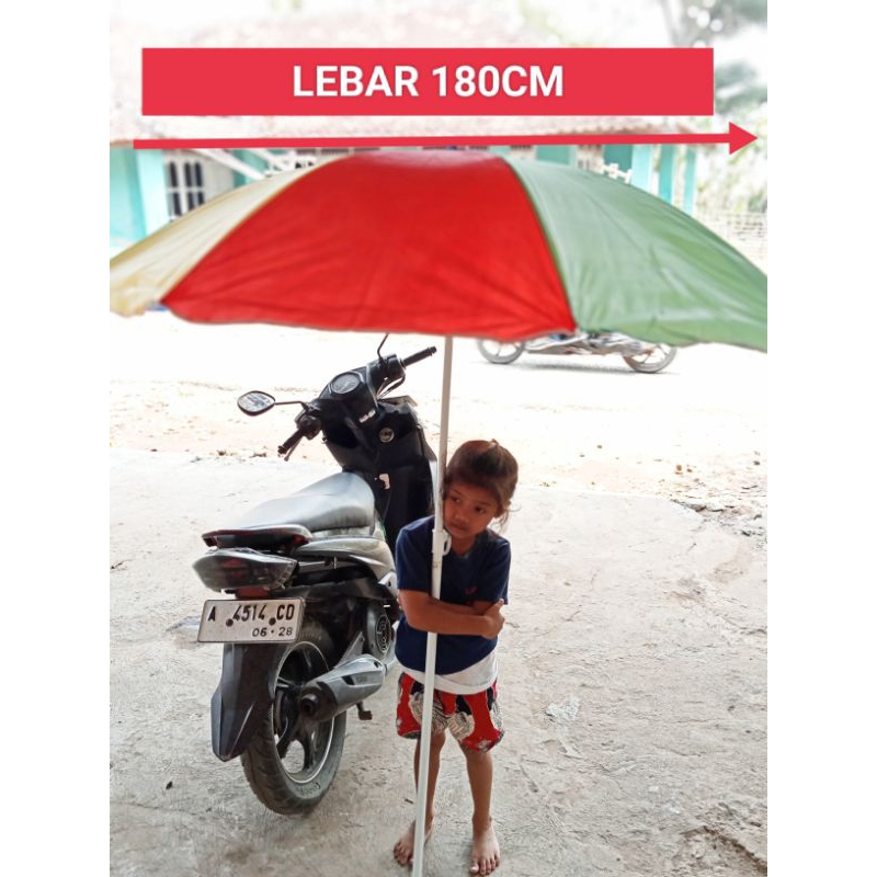 PAYUNG JUALAN/ PAYUNG PANTAI JUMBO/ PAYUNG PANTAI / PAYUNG 60 INCH / PAYUNG PANTAI PELANGI / PAYUNG 