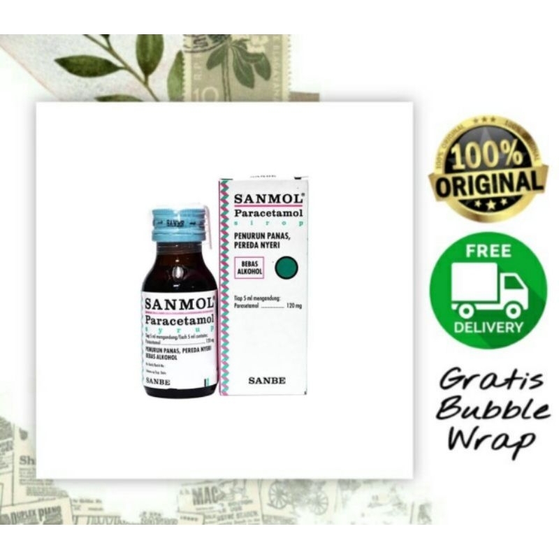 Sanmol Syrup / Sirup Sanmol / Obat penurun panas anak