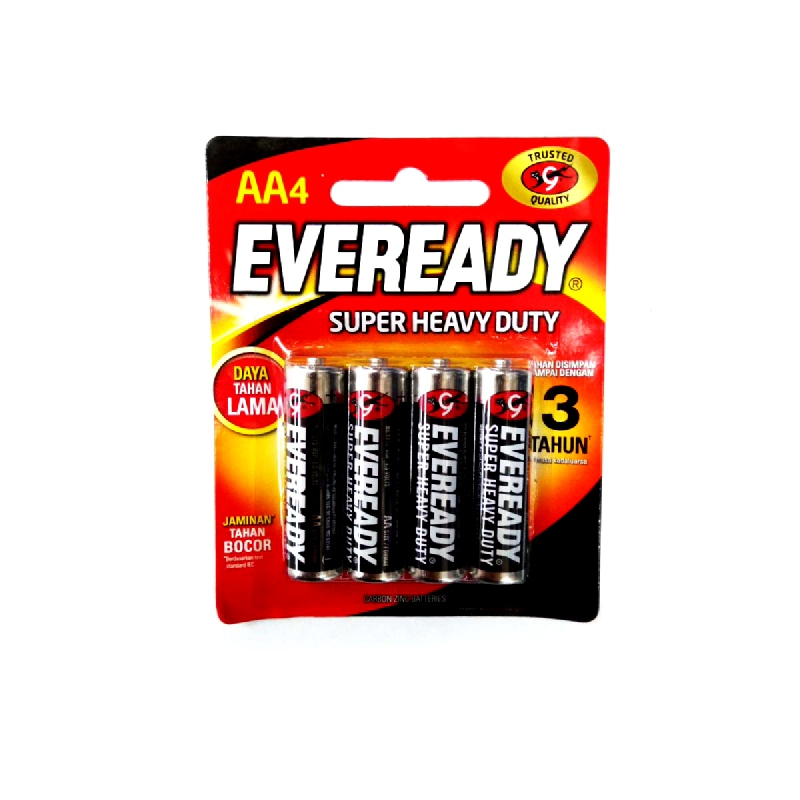 Batterai Eveready AA Bp4 Hitam - 1215