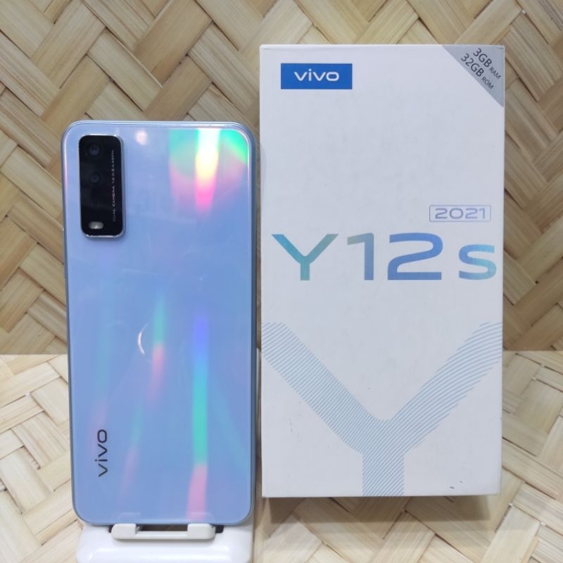 Vivo Y12S Ram 3GB Internal 32GB Handphone Second Fullset Batangan Original