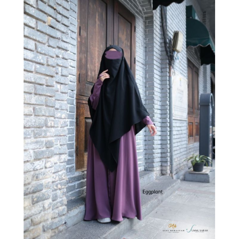 Abaya Shafiyyah Eggplant