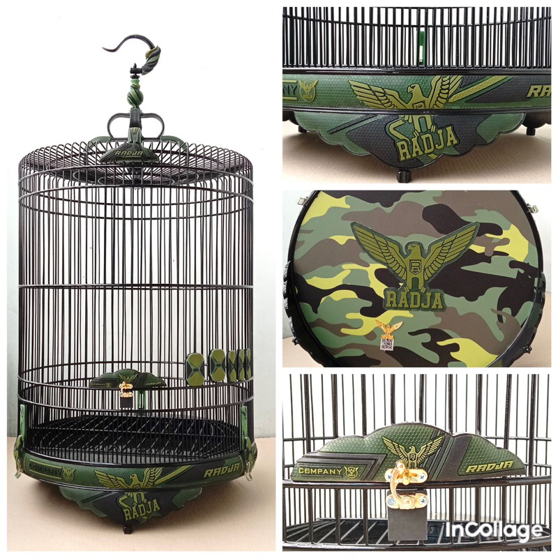 SANGKAR KANDANG MURAI RADJA 3D ARMY NO 2