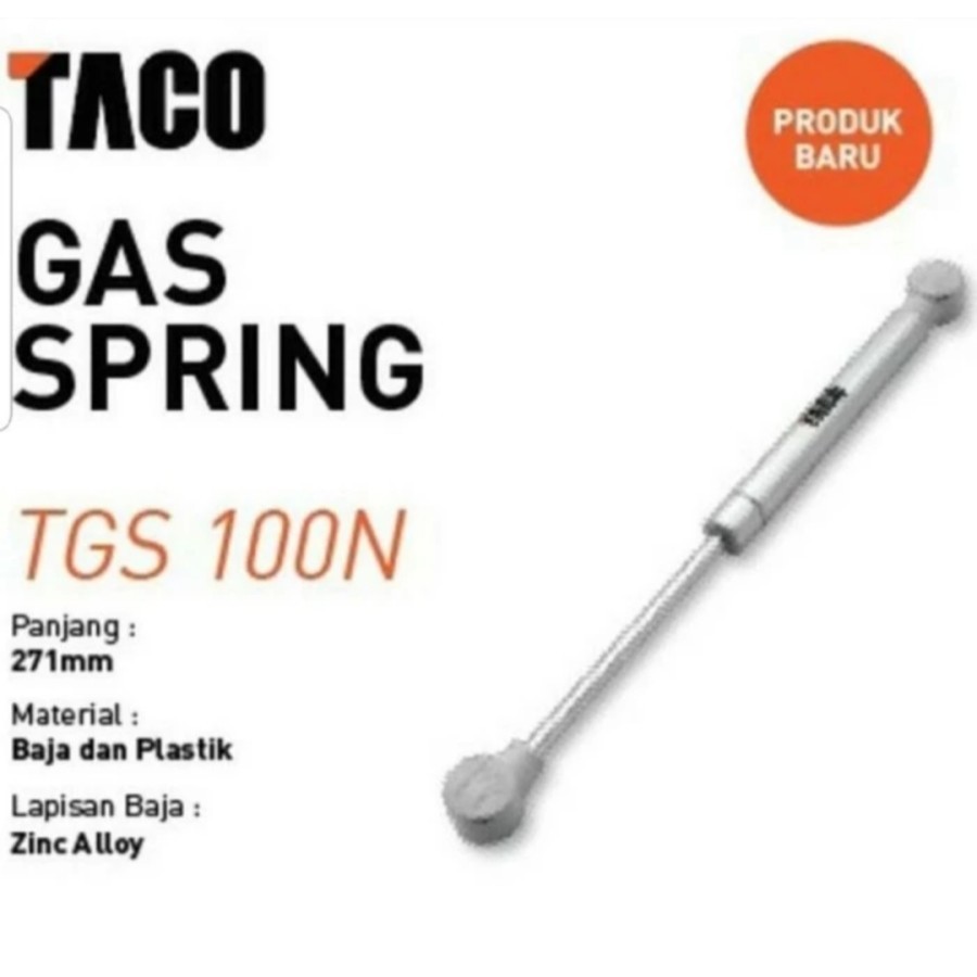 Taco Gas Spring Hidrolik Taco TGS 100 N Hidrolik Lemari Kitchen Set