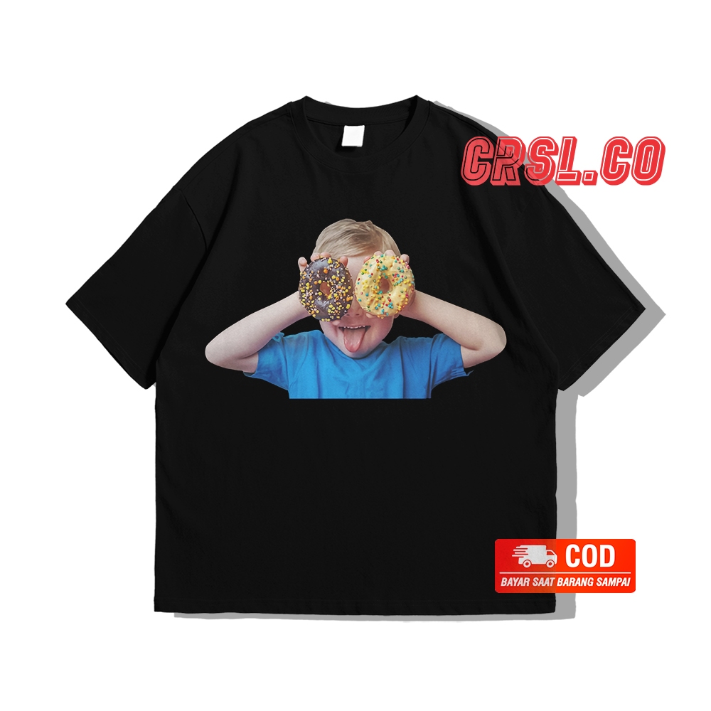 CRSL - KAOS 4DLV BABY FACE DONAT // KAOS PREMIUM BABY FACE
