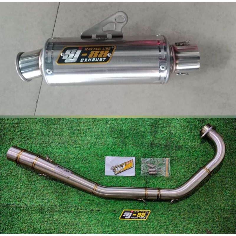 knalpot jupiter mx new mx old original sj88 type rs-s1 abadi new short