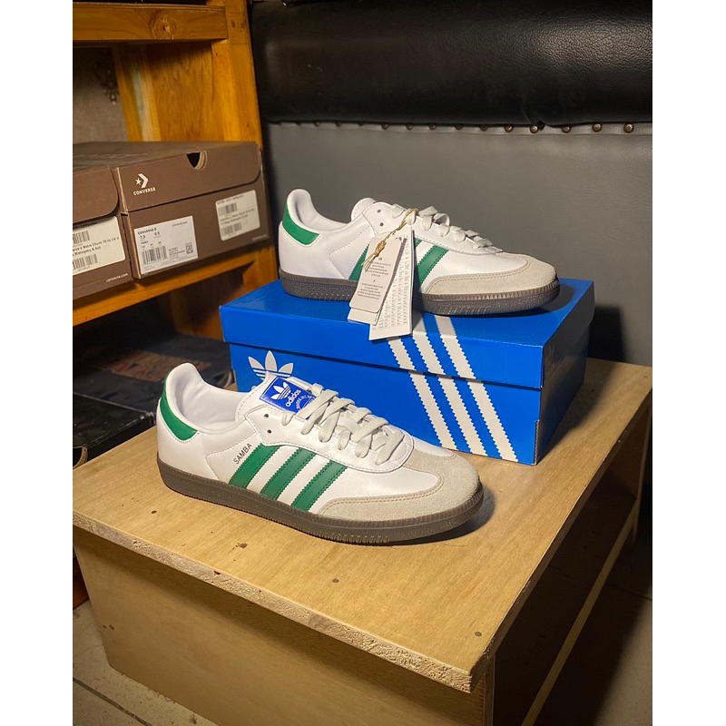 Adidas Samba Og White Green Original ( Not Black spezial spzl hamburg dublin city series berlin lond