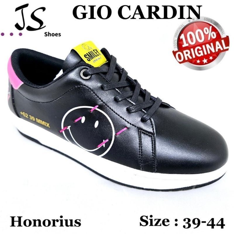 GIO CARDIN HONORIUS - SEPATU SNEAKERS TALI PRIA DEWASA MERK GIO CARDIN ORIGINAL