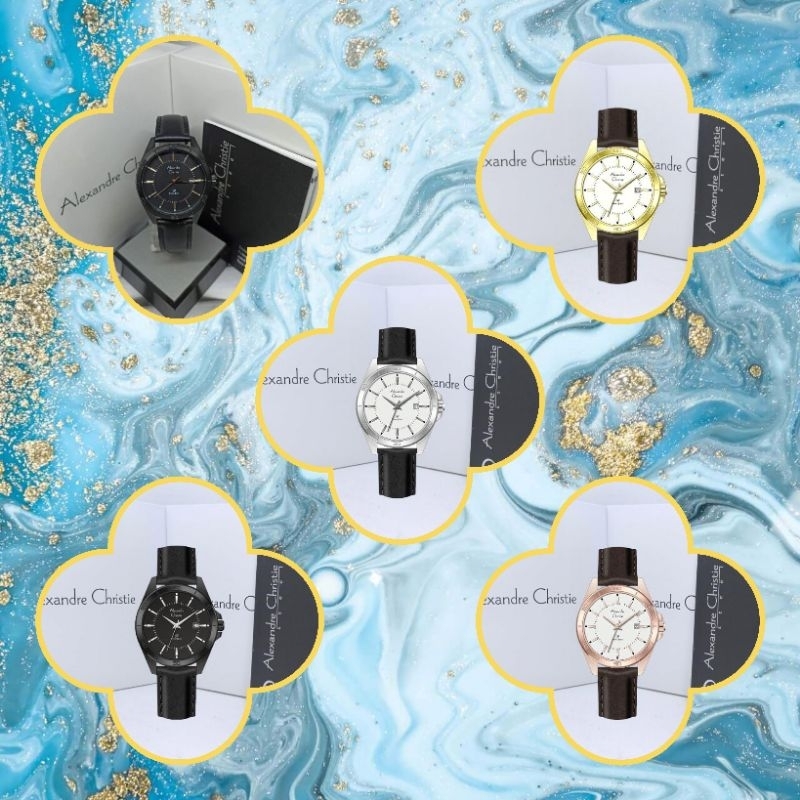 Jam Tangan Wanita Alexandre Christie 1011 AC1011 AC 1011 Tali Kulit