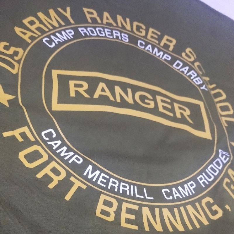 Kaos  US ARMY T Shirt "RANGER SCHOOL CAMP"