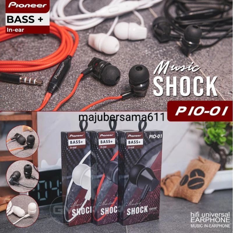Handsfree Headset Pioneer Bass+ (Pio-01)