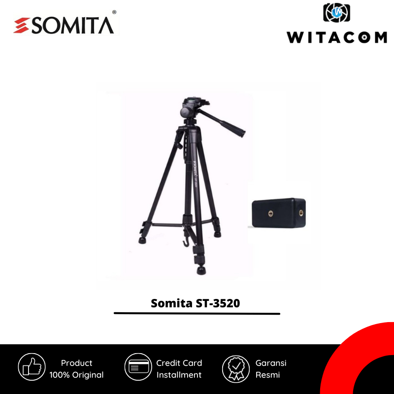 Somita ST-3520 Tripod Kamera + Holder HP