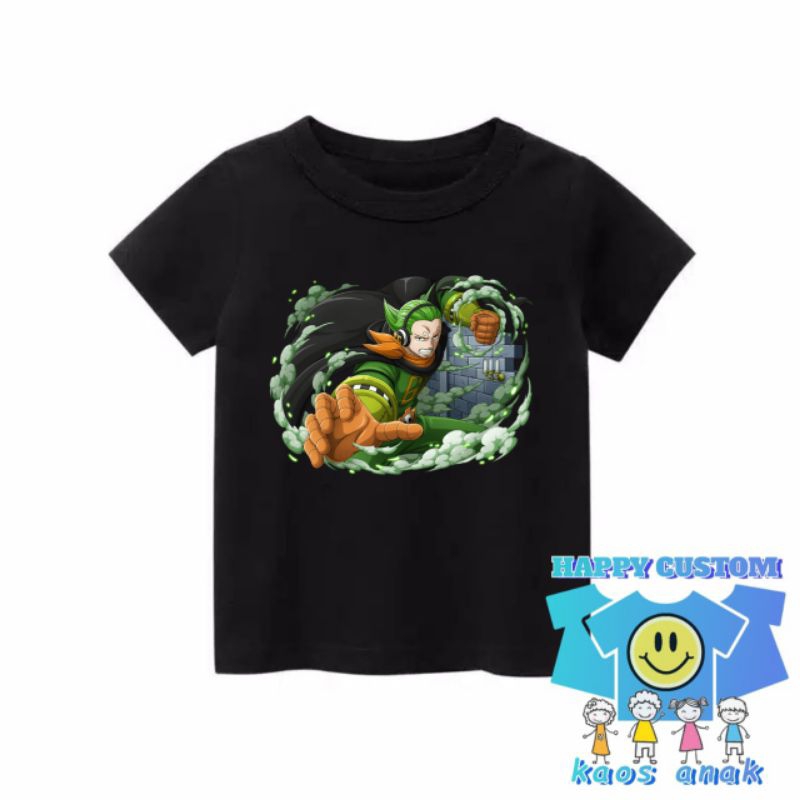 Baju anak gambar karakter anime ONE PIECE ZORO