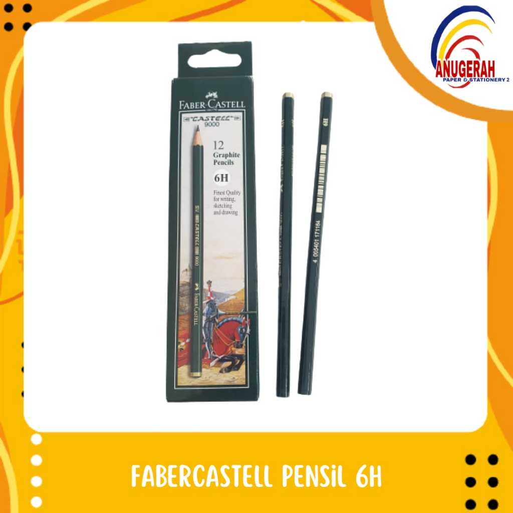 

FABER CASTEL 117116 PENSIL 9000 6H (PCS)