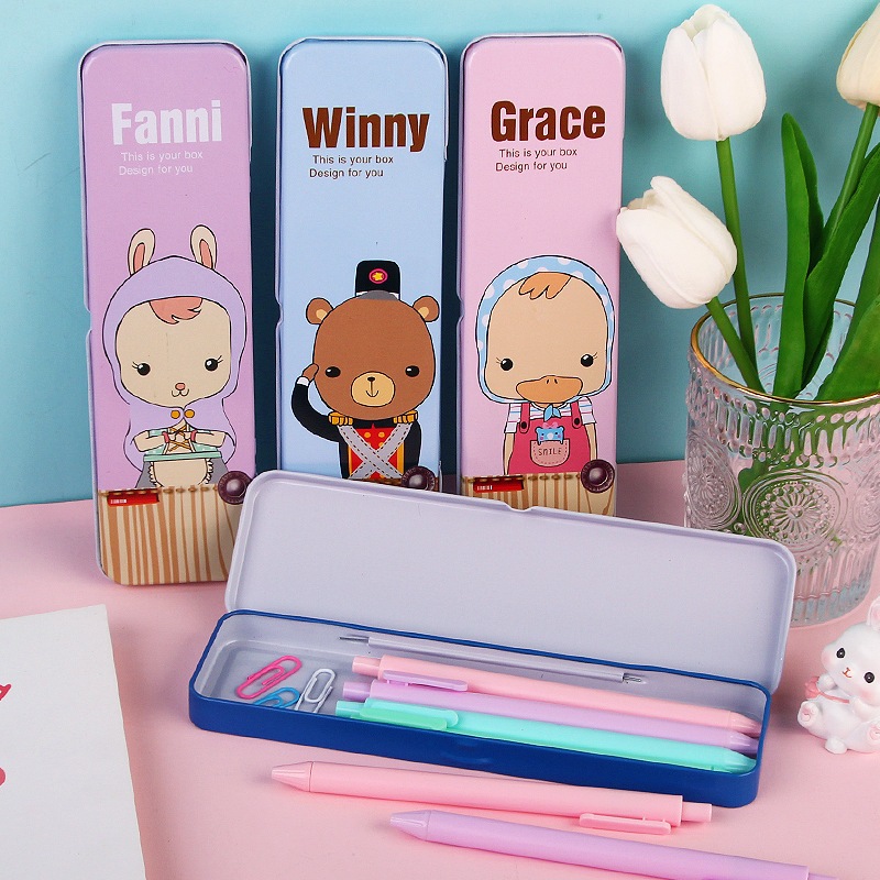

DECORRY (KP07) Kotak Pensil Kaleng Aesthetic Anak Fancy Mini Import/Tempat Pensil Karakter Kado Souvenir Ulang Tahun