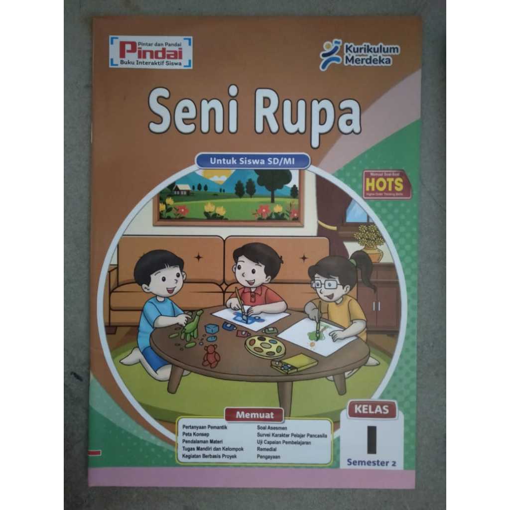 

Buku LKS Pindai Kurikulum Merdeka Seni Rupa untuk Kelas 1 SD/Mi Semester-2 (Cetakan Terbaru November 2023)
