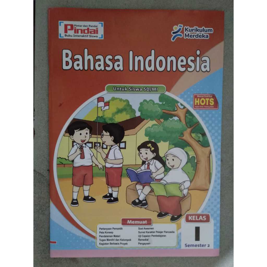

Buku LKS Pindai Kurikulum Merdeka Bahasa Indonesia untuk Kelas 1 SD/Mi Semester-2 (Cetakan Terbaru November 2023)