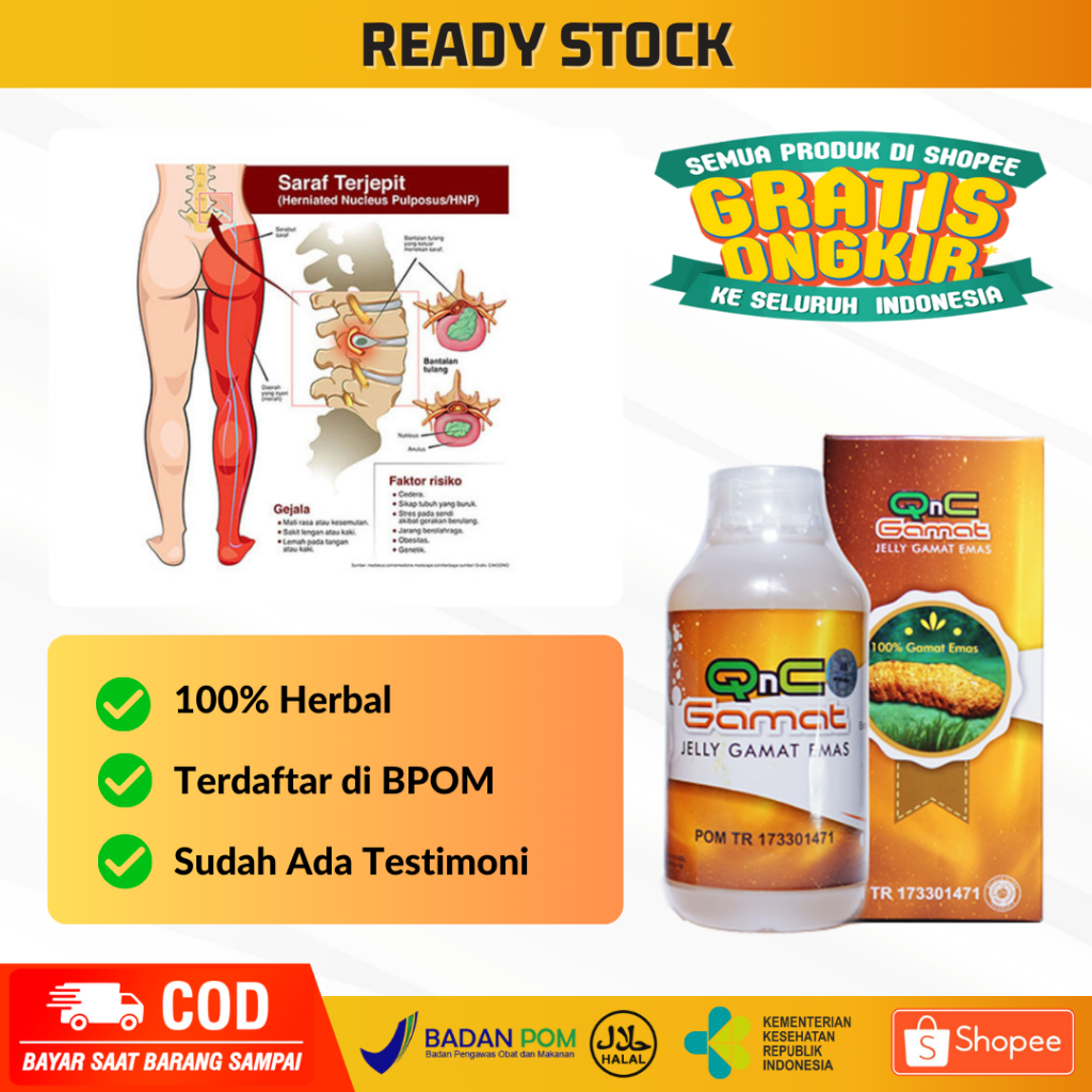 Obat Saraf Kejepit HNP, Obat Syaraf Terjepit, Obat Saraf Kejepit Pinggang dan Kaki, Obat Saraf Kejep