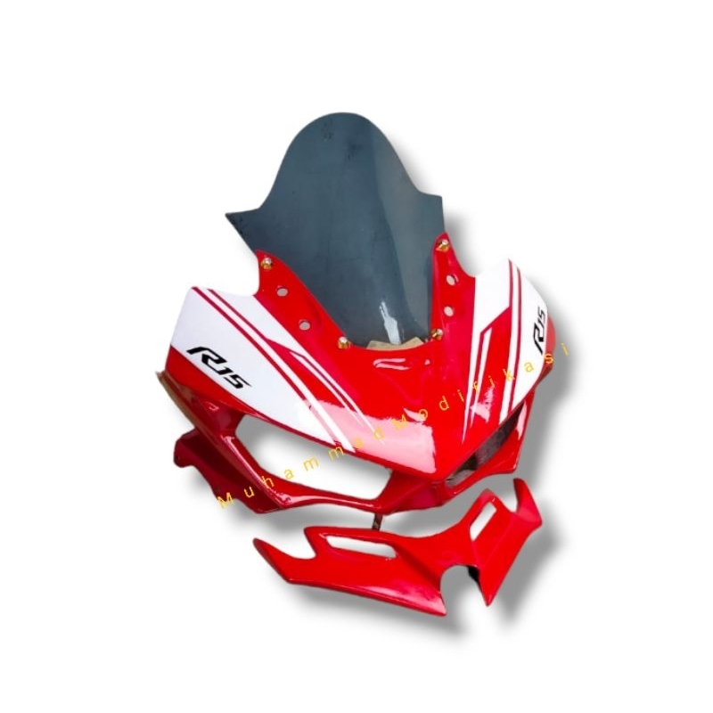 Kedok/hedleam R15 V1/V2 model R25 new / motor/yamaha/modifikasi