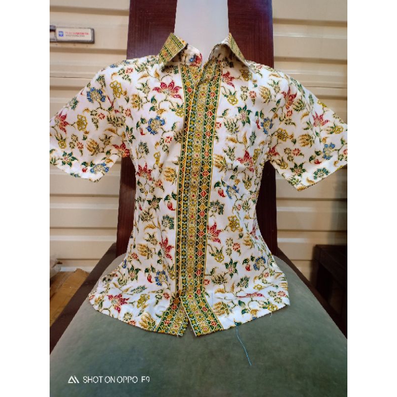 toko bakul batik, kemeja batik anak lengan pendek