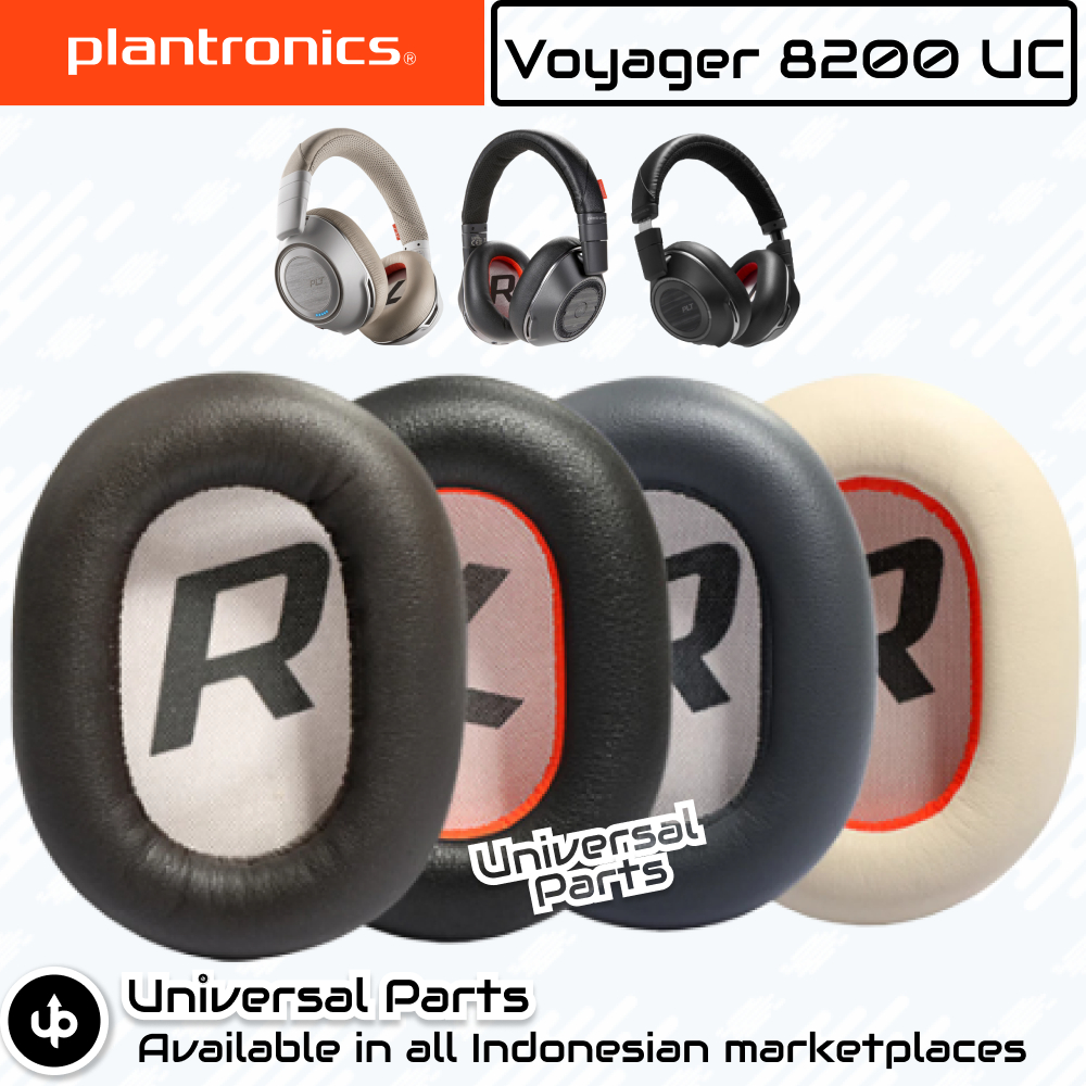 Bantalan Busa Plantronics Voyager 8200 UC Earpad Earcup Ear Pad Cup Cushion Foam Spons Pengganti Rep