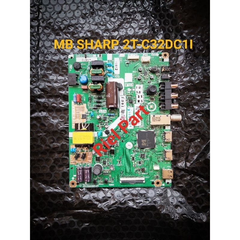 MB MAINBOARD MOBO MODULE MOTHERBOARD MESIN TV LED SHARP DIGITAL 2T-C32DC1I 2T C32DC1I 32DC1I