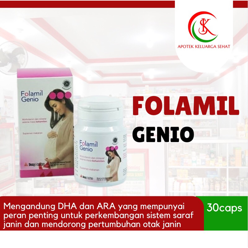 folamil genio #VITAMIN IBU HAMIL #DHA