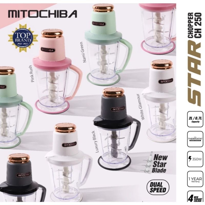 Mitochiba Chopper 2 Liter Ch 250 | Food Chopper Mitochiba CH250 | Blender Chopper Mitochiba