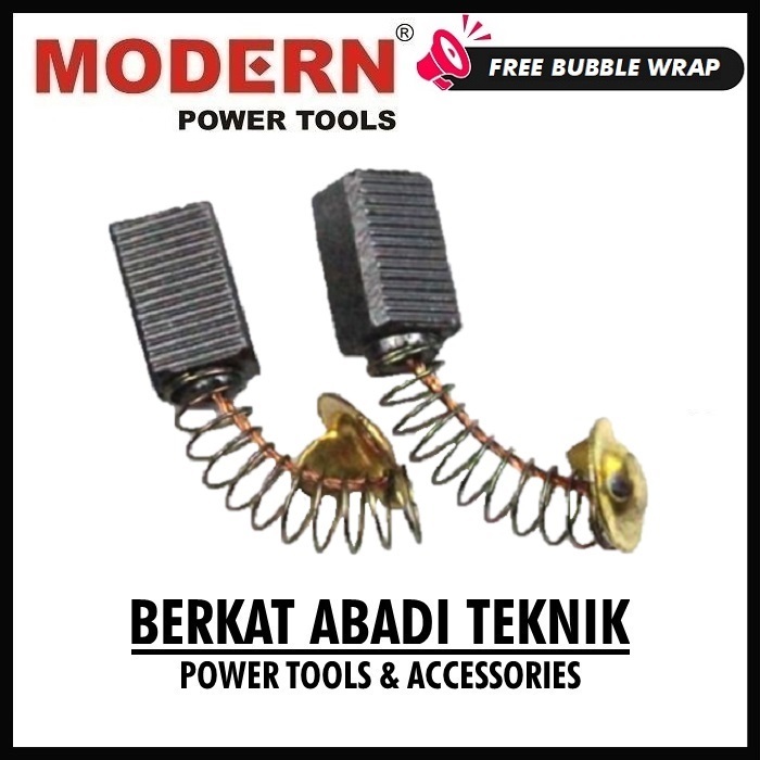 MODERN CB 21 Carbon Brush Kul Spul Sepul Arang Brostel Bostel CB21 Mesin Bor JIZ13 JIZ-13 Gerinda M-