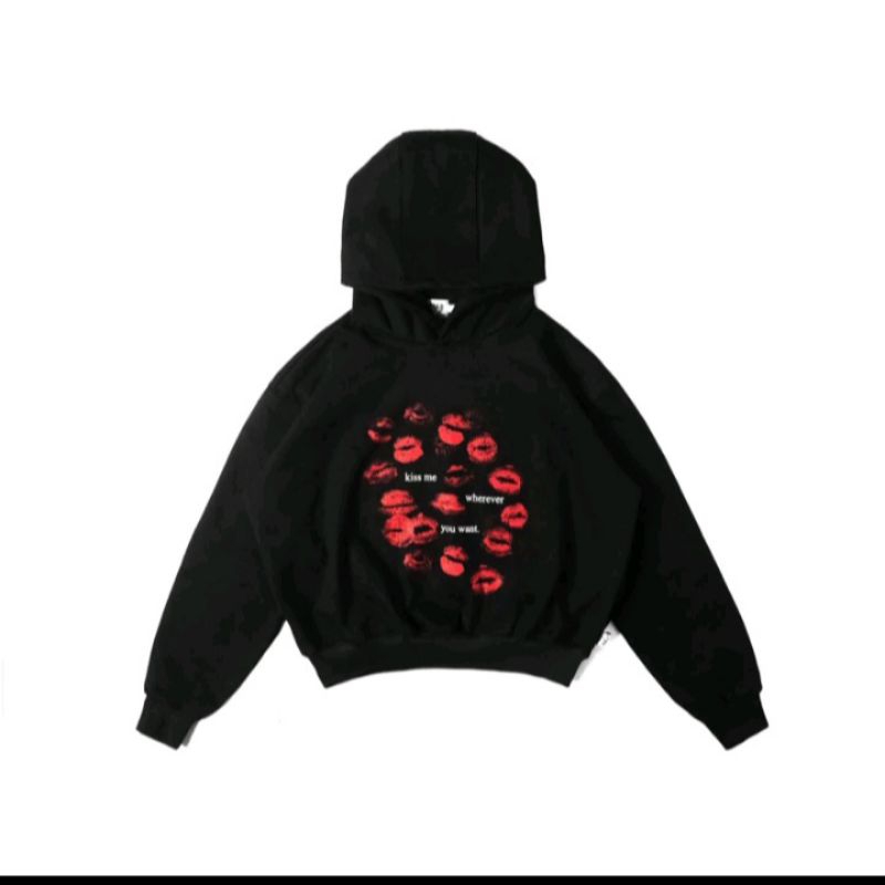 HOODIE KISS ME BY.TELEPATI.CHE