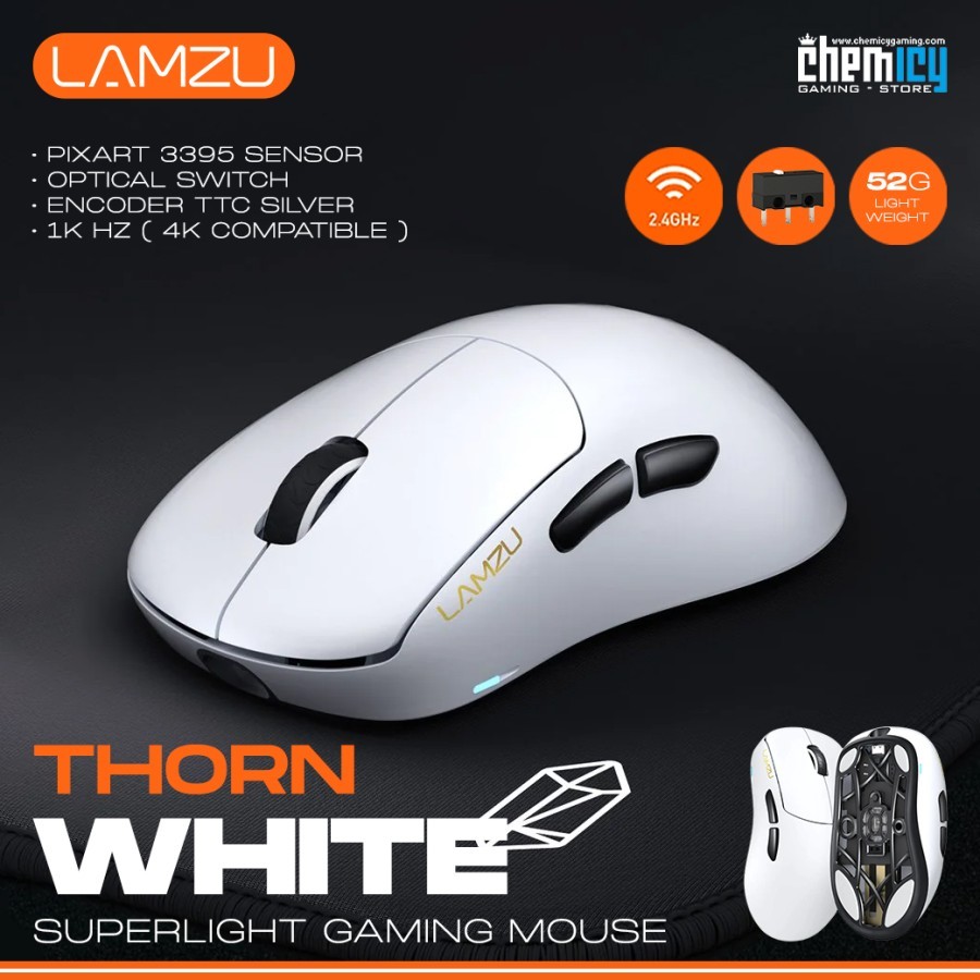 Lamzu Thorn Wireless Superlight Gaming Mouse